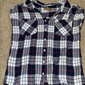 Jachs girlfriend short sleeve flannel
